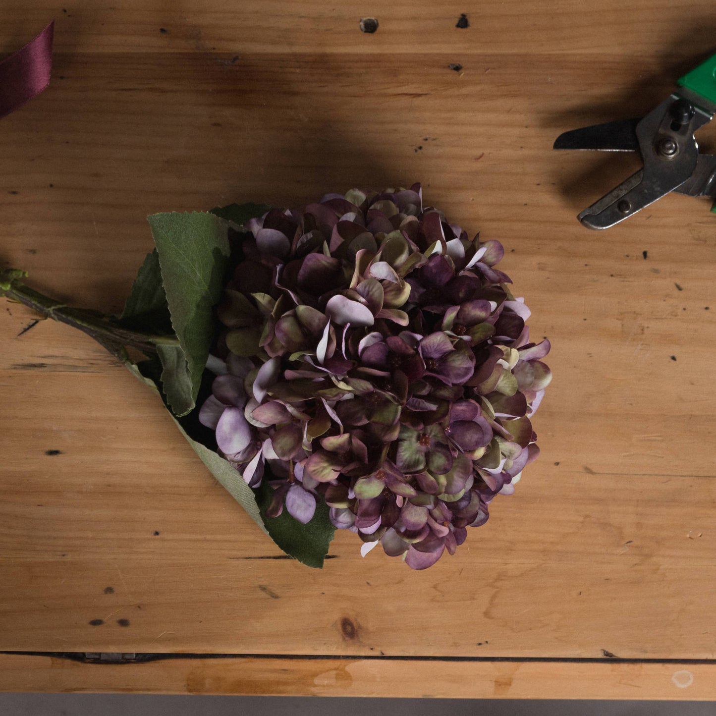 Faux Hydrangea Stem