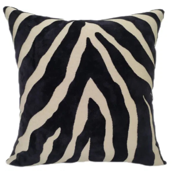 Paul Moneypenny Monochrome Zebra Print Cushion
