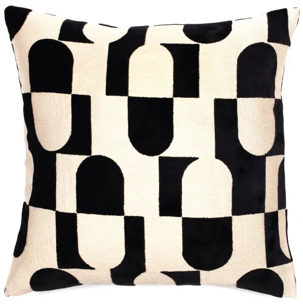 Paul Moneypenny Monochrome Retro Cushion