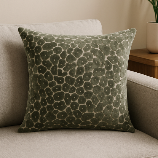 Paul Moneypenny Sage Leopard Print Cushion